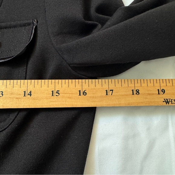 White House Black Market Military Style Jacket Blazer – Black, Button Front - Picture 9 of 12